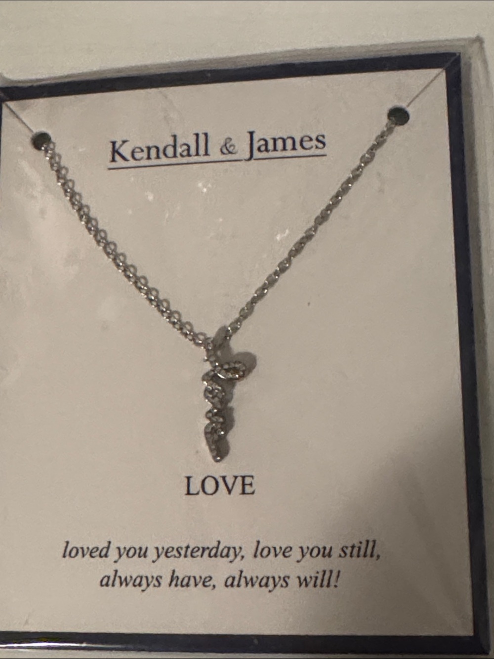 Kendall & James Love Necklace